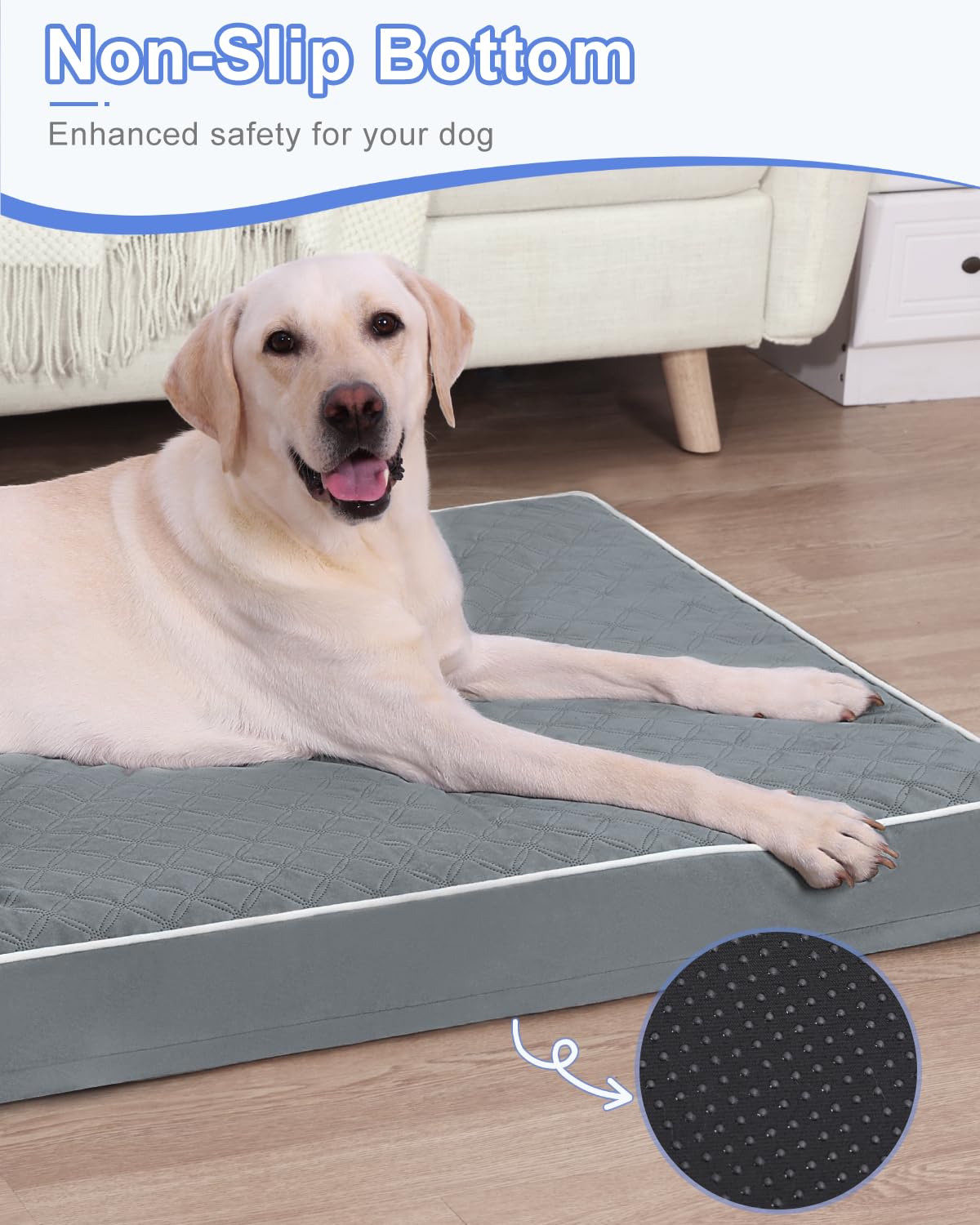 KSIIA orthopedic-style foam cushions joints for a cozy nap.