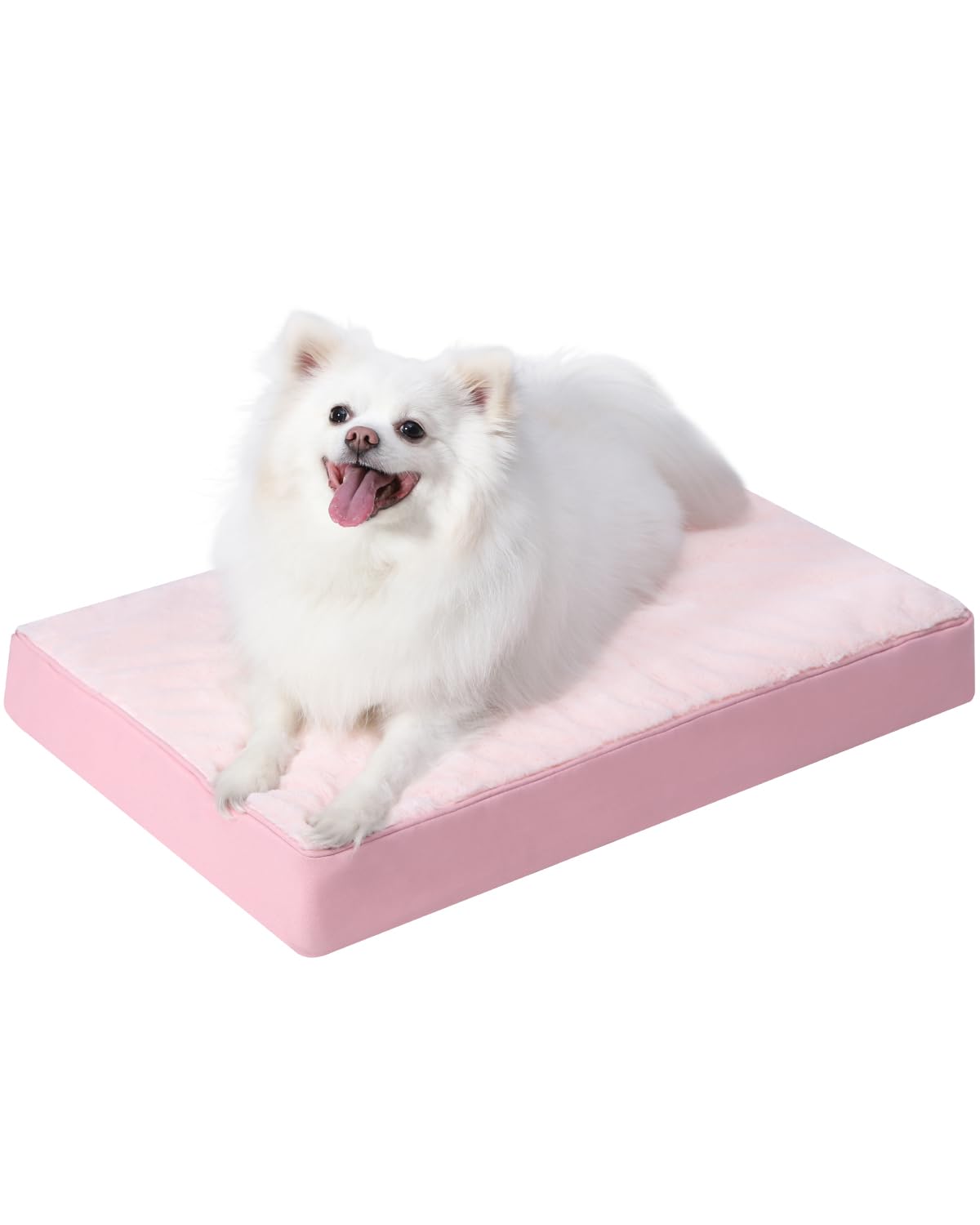 KSIIA orthopedic dog bed with egg crate foam supports joints and comfort.