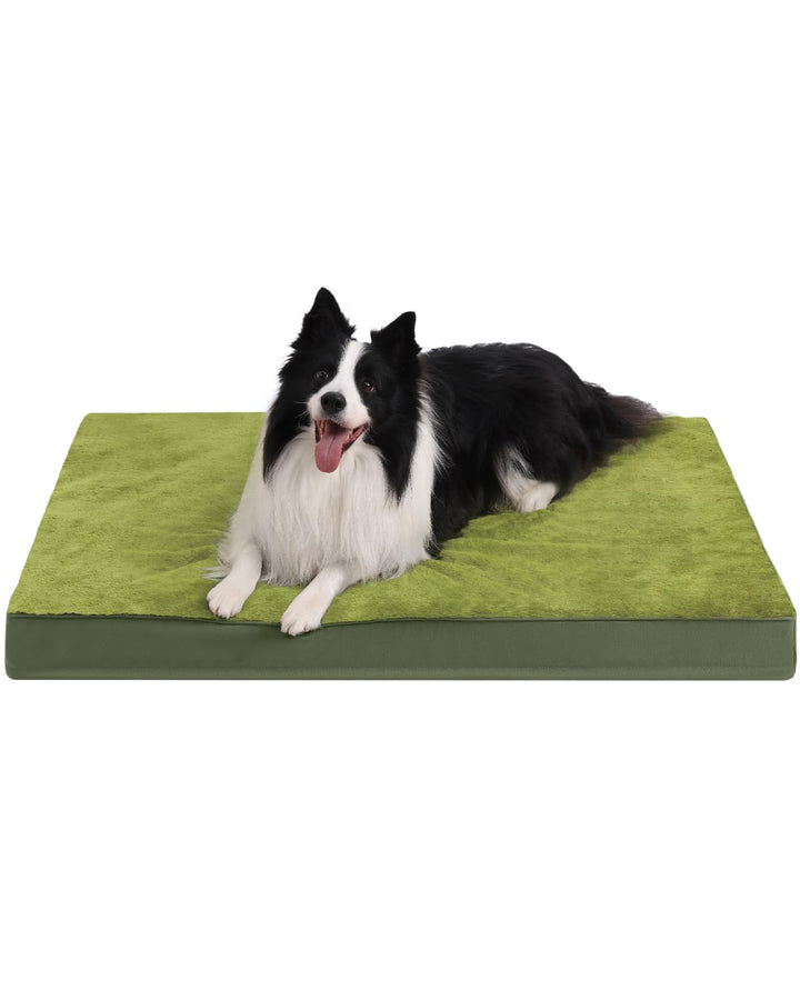 KSIIA orthopedic dog bed with egg crate foam for joint support.