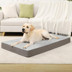KSIIA orthopedic dog bed with egg crate foam for balanced support