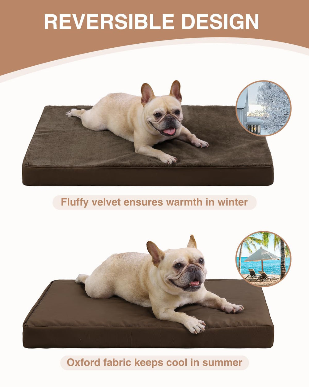 KSIIA removable cover with durable zipper makes cleaning simple