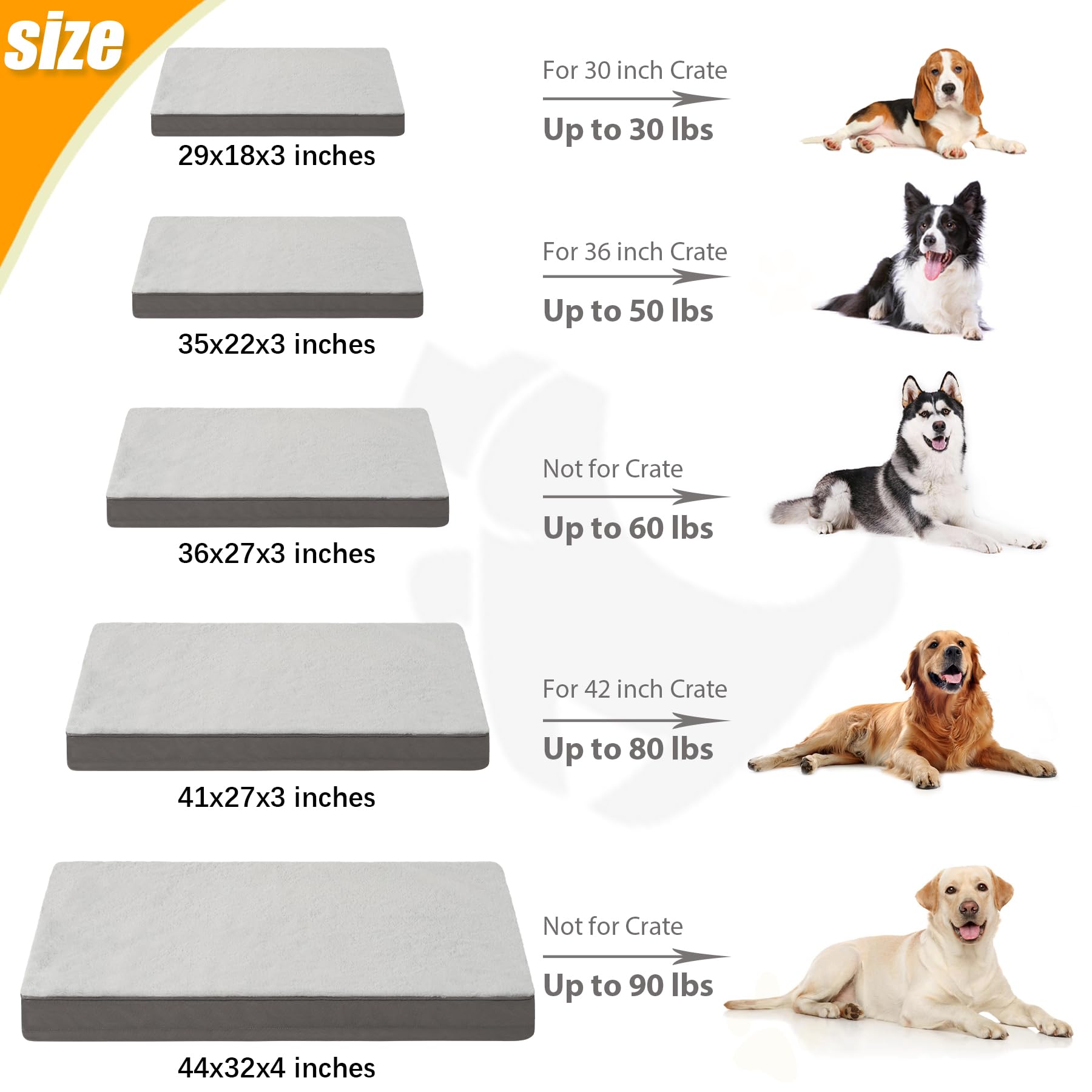 KSIIA travel-ready dog bed shown in a car setup.