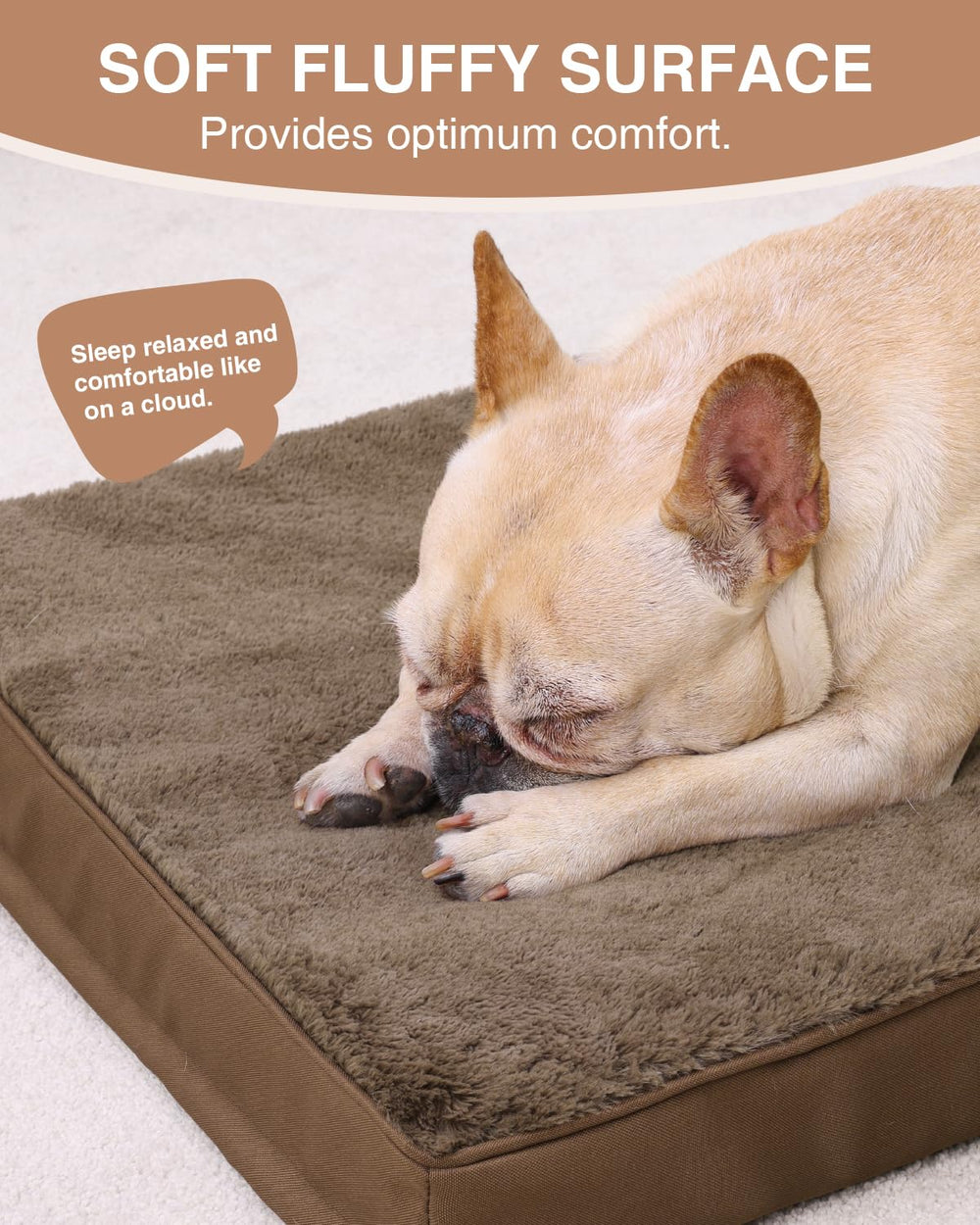 KSIIA two-sided bed offers plush warmth and cool Oxford fabric