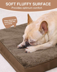 KSIIA two-sided bed offers plush warmth and cool Oxford fabric