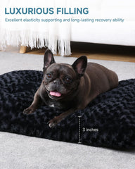 KSIIA washable dog bed with 6 keyhole fixations maintains shape after washing