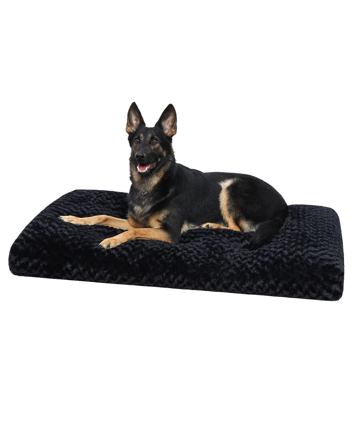 KSIIA washable dog bed anti-slip bottom for secure crate use.
