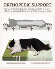 KSIIA waterproof bed cover protects foam from spills and accidents.