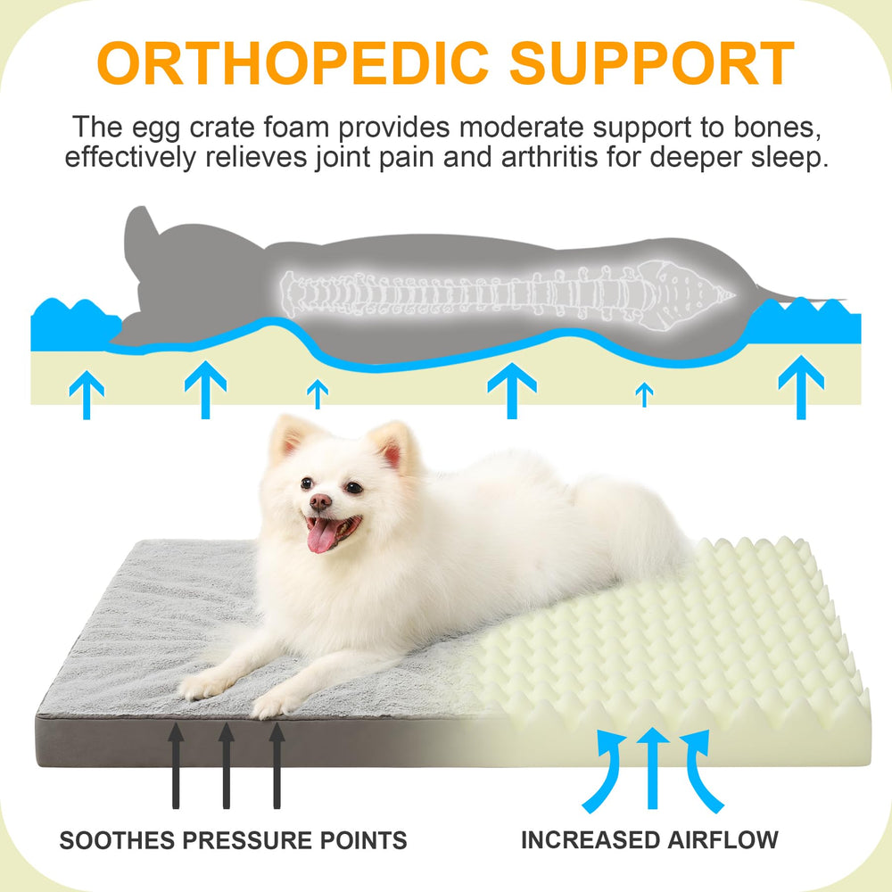KSIIA waterproof layer protects foam and keeps the sleeping area dry.