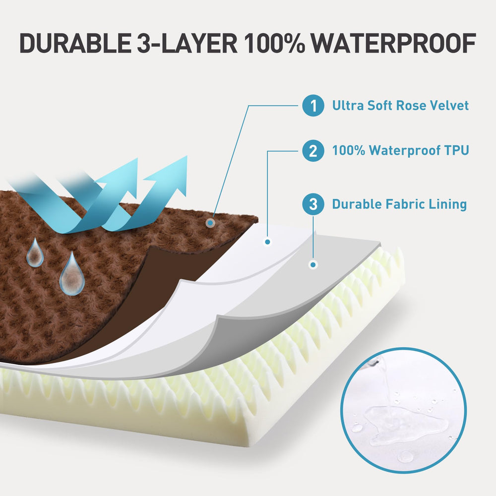 KSIIA bed cover features a durable zipper for easy washing