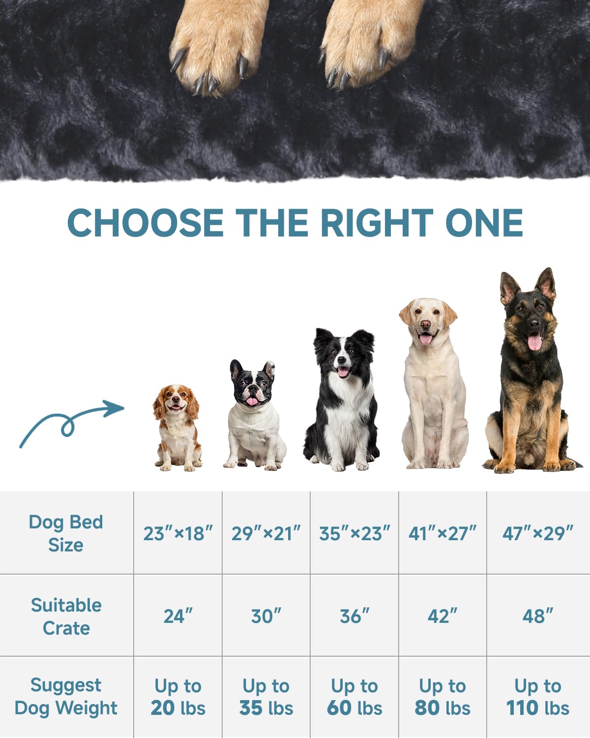 KSIIA anti-scratch bottom keeps the bed in place on floors