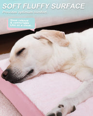 KSIIA bed removable cover pink for easy machine washing