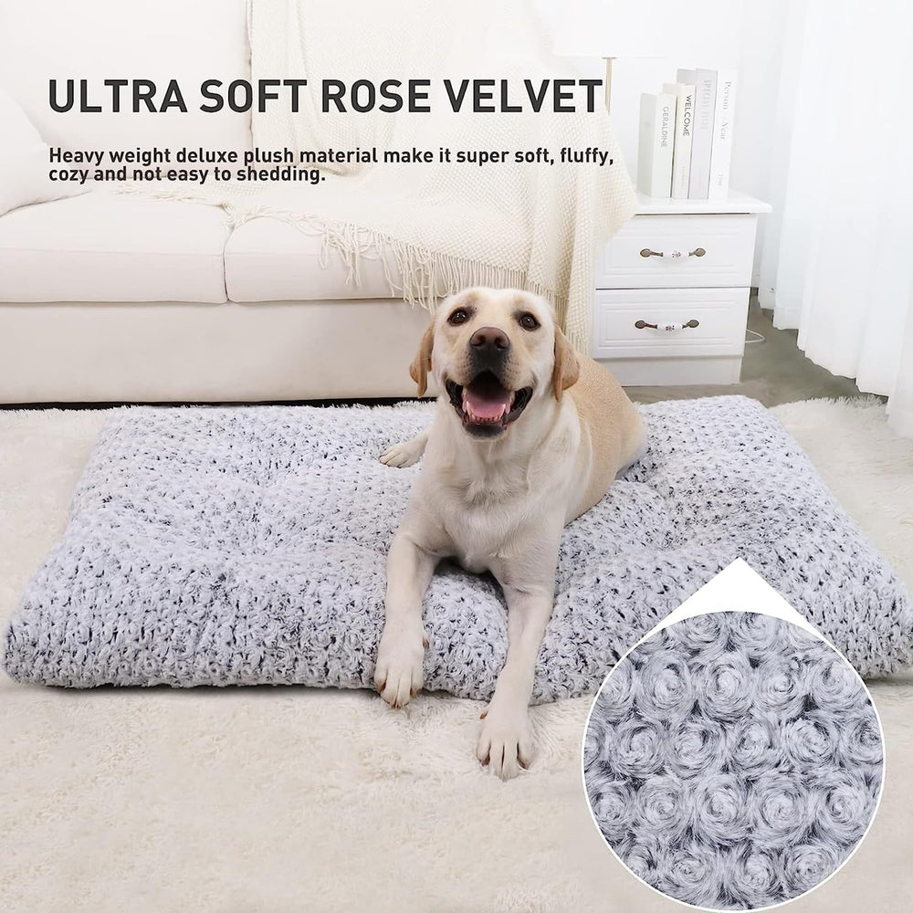 KSIIA rose velvet ultra-soft bed providing warmth and comfort for pets.