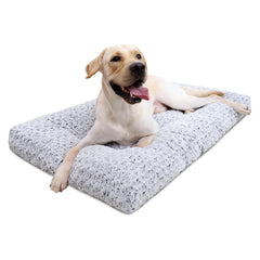 KSIIA Washable Dog Bed top view shows plush, supportive surface for large dogs