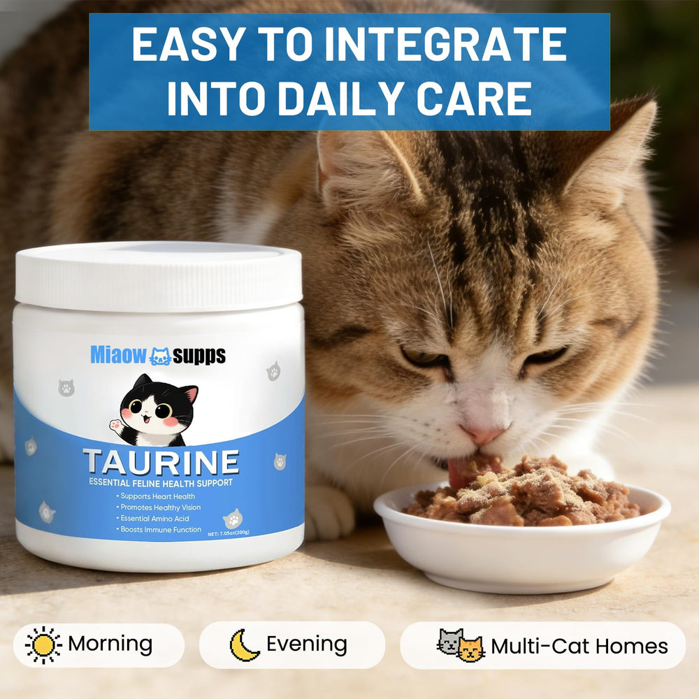 Ksjue Kittysupps taurine powder supports heart health