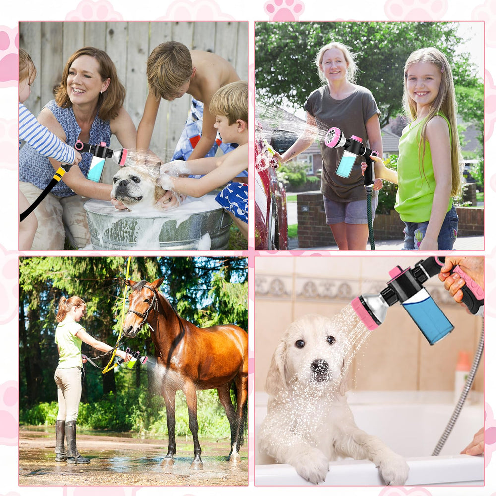 KSSZZCO all-in-one washing kit supports clean, efficient pet baths.