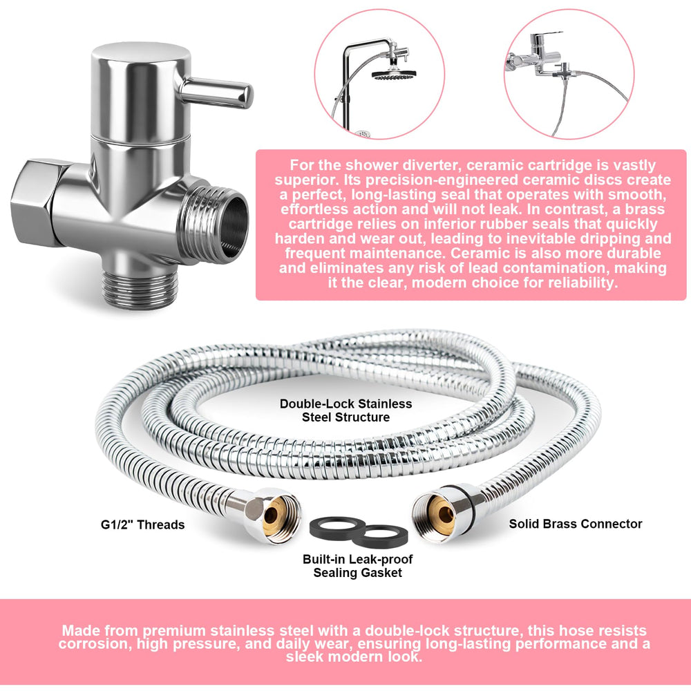 KSSZZCO metal adapter ensures secure, leak-free hose connections.