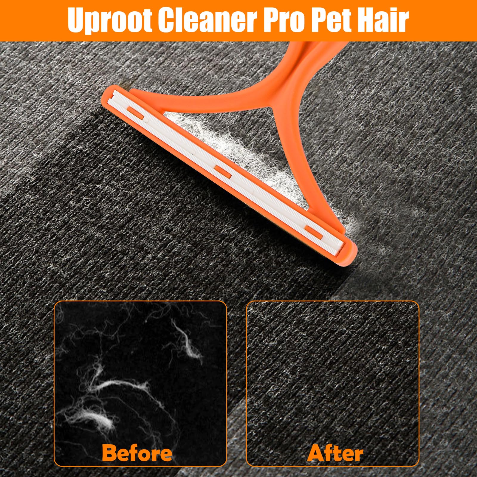 KSSZZCO pet hair remover showcased for grooming during baths.