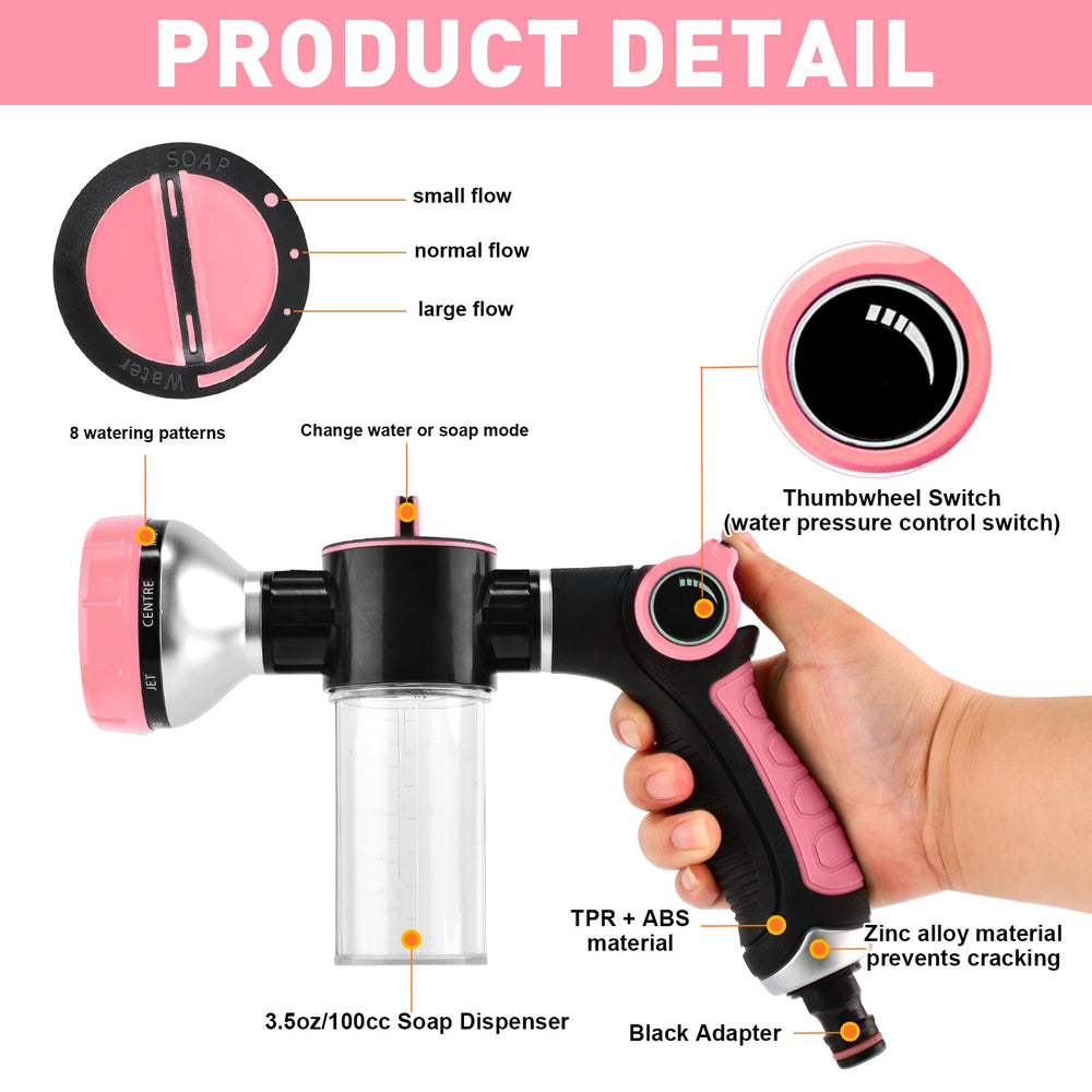 KSSZZCO soap dispenser bottle mixes foam with running water.