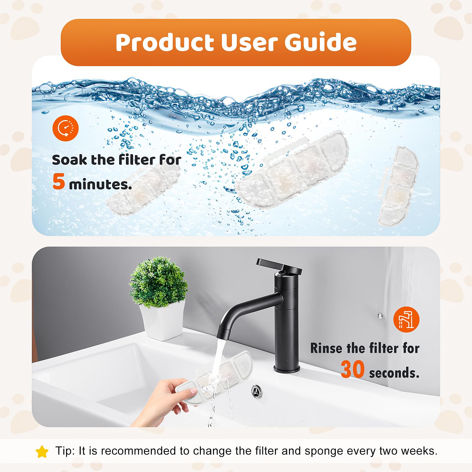 KTNAid multi-material filtration designed for Pawtners WF008A compatibility