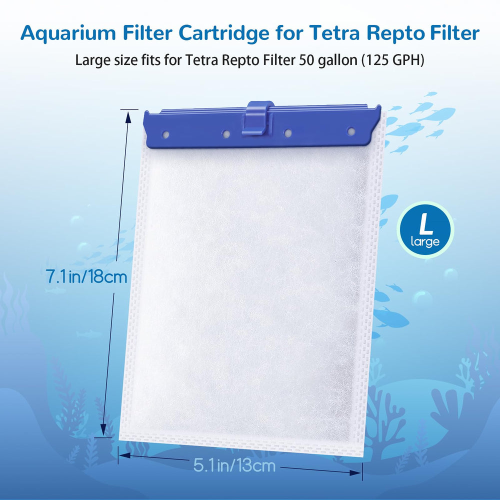 Kucbraly carbon-filled cartridge blocks odors for clearer aquarium water.