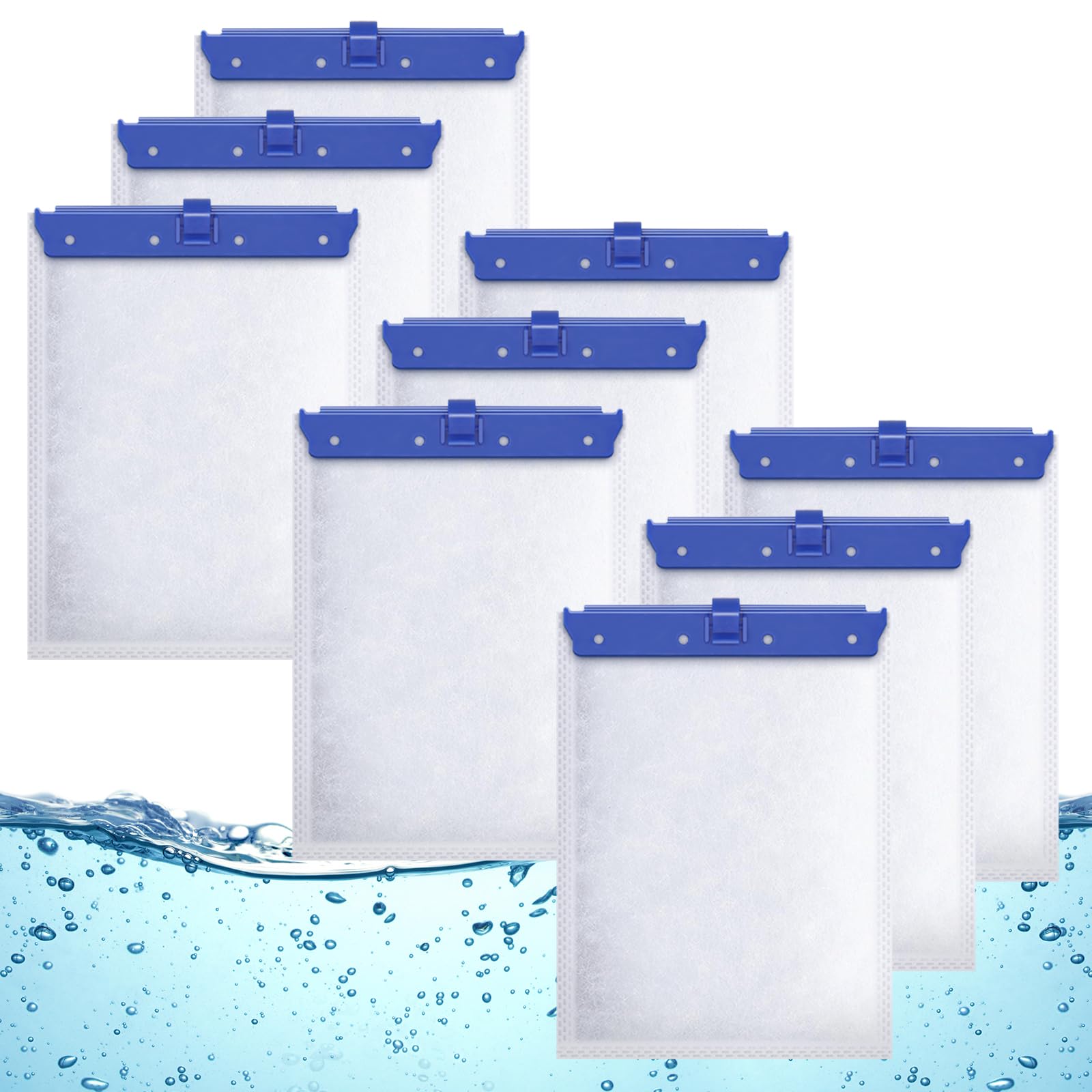 Kucbraly aquarium filter cartridge assembled for Whisper Bio-Bag compatibility, ready to install.