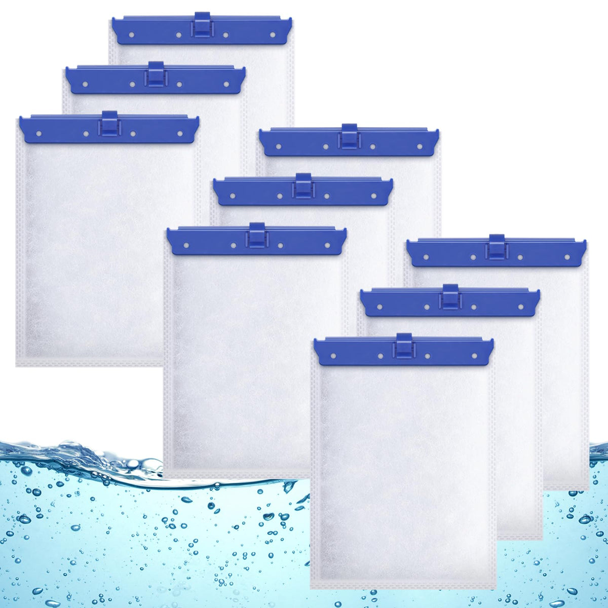 Kucbraly aquarium filter cartridge assembled for Whisper Bio-Bag compatibility, ready to install.