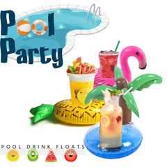 KUCDBUN pineapple pool drink float adds tropical vibes for poolside use.