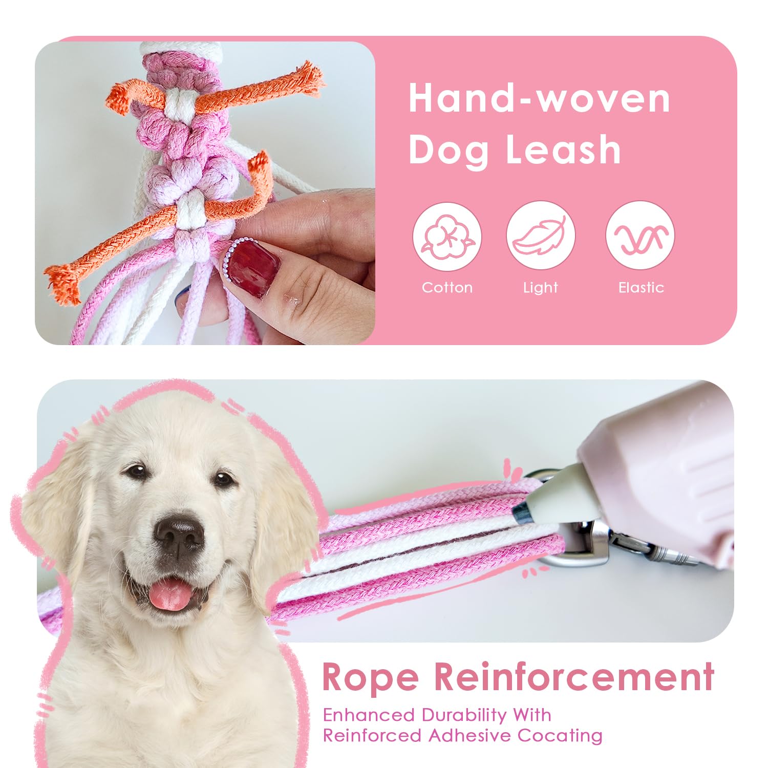 KUDOS floral handle provides ergonomic grip during active outdoor strolls