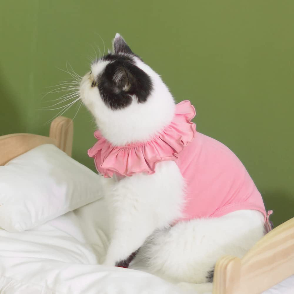 Kukaster Pet Cat Recovery Suit serves as an effective E-collar alternative.