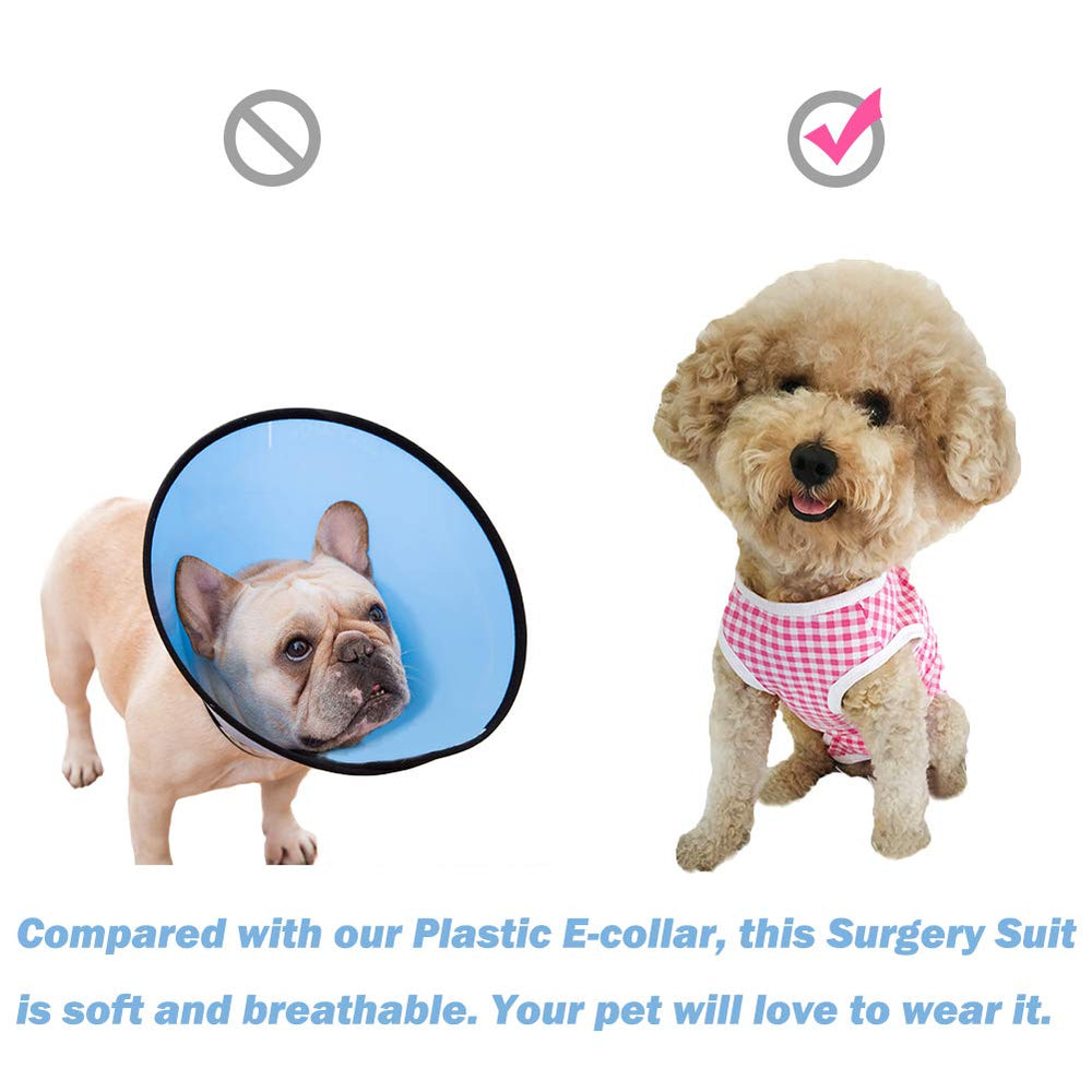 Kukaster Pet recovery suit machine washable care for busy owners.