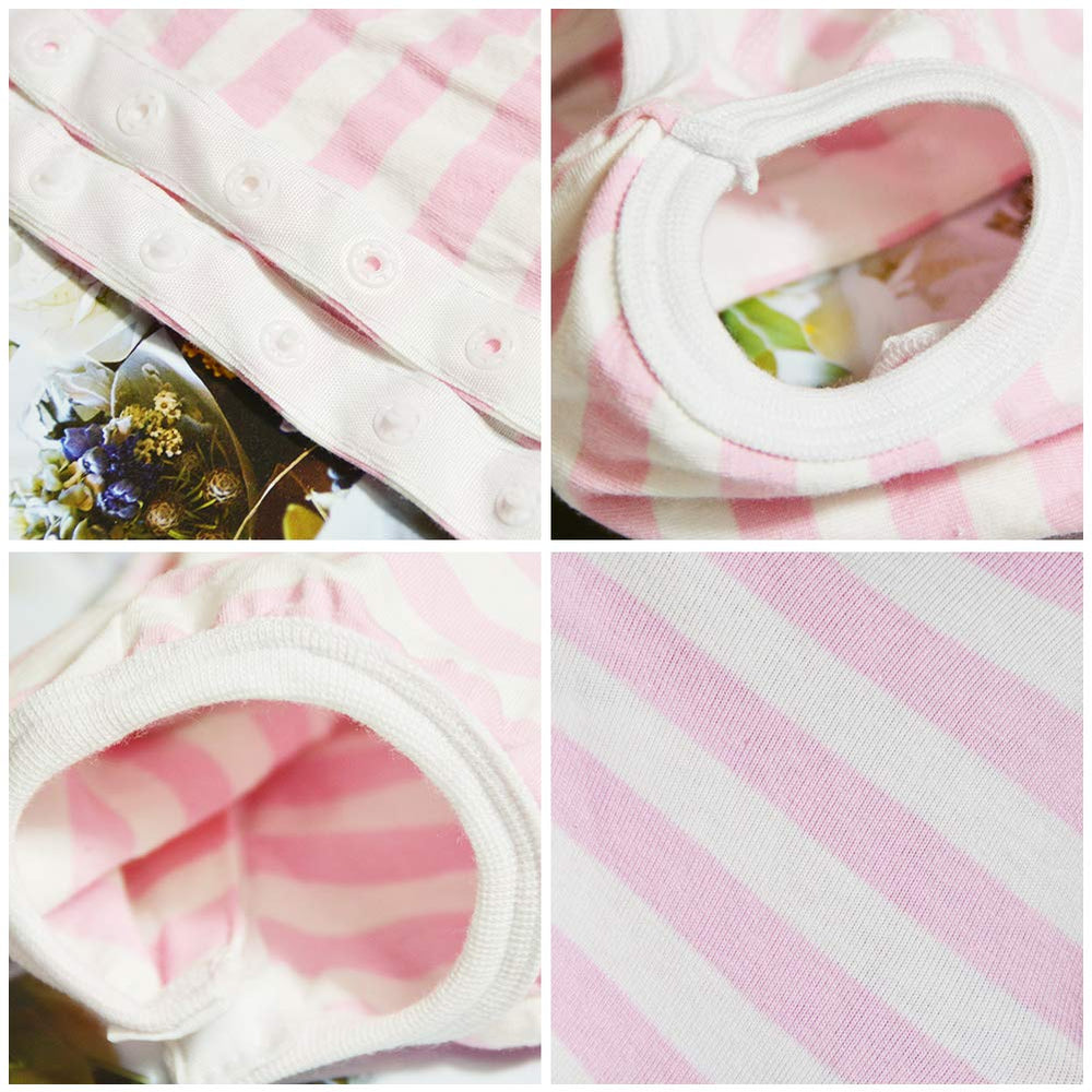 Kukaster Pet recovery suit closeup shows soft material and breathability for comfort.