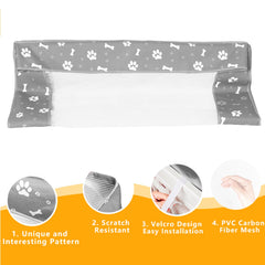 KUMOUARTS dog playpen top cover blocks UV rays for sunny days.