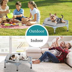 Kuntrust breathable cotton fabric keeps dogs cool and comfortable.