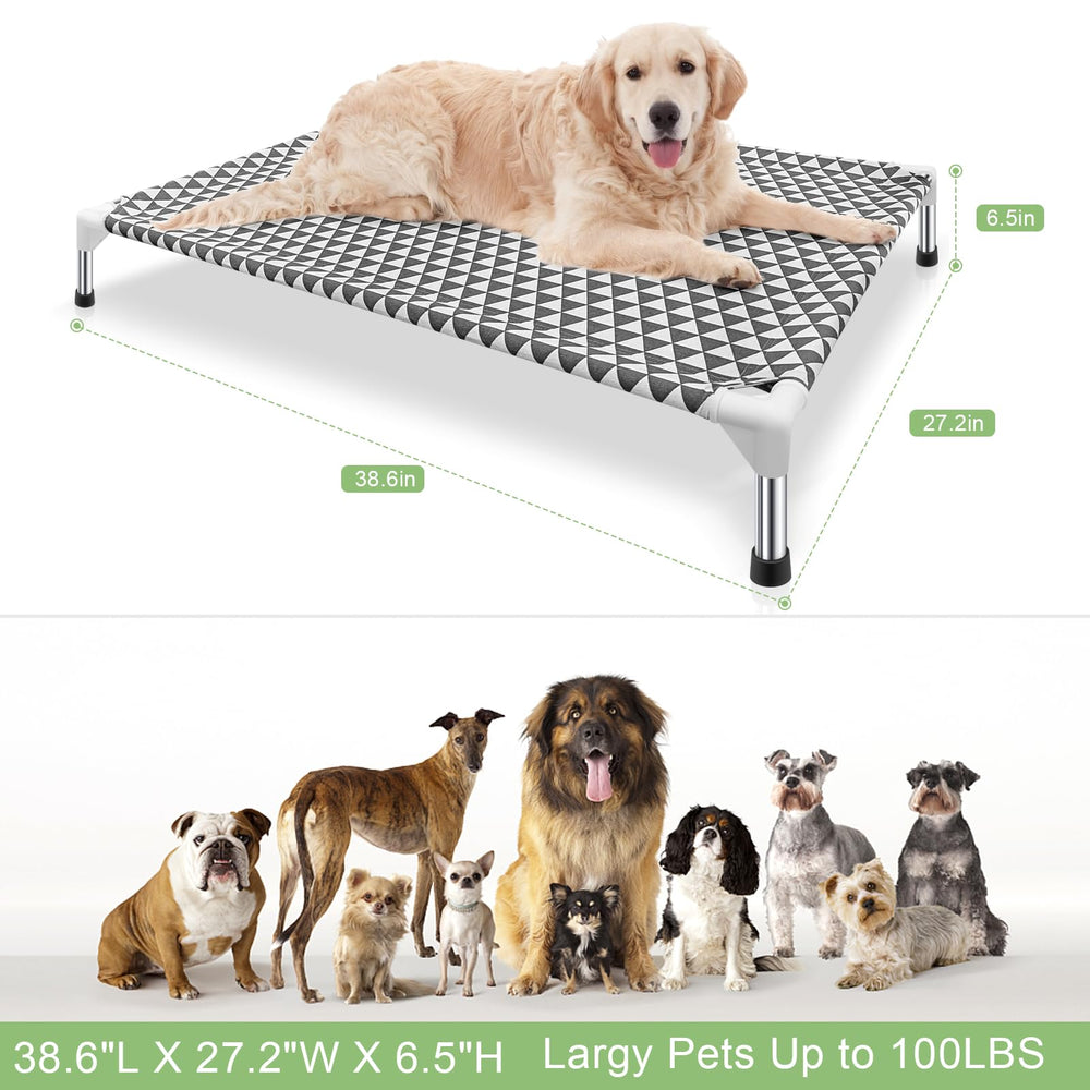 Kuntrust bed suited for indoor and outdoor spaces for versatility