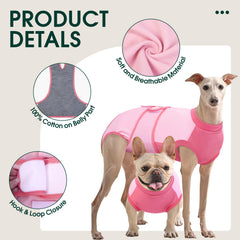 Kuoser breathable cotton-spandex blend keeps dogs comfortable year-round.