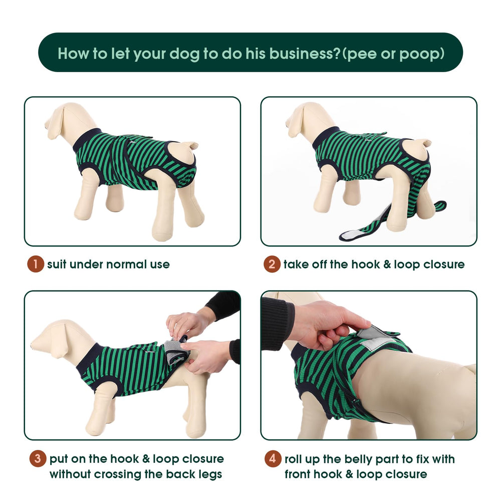 Kuoser breathable fabric keeps pets cool during recovery sessions.