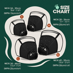 Kuoser dog cone adjustable drawstring ensures a secure, snug fit.