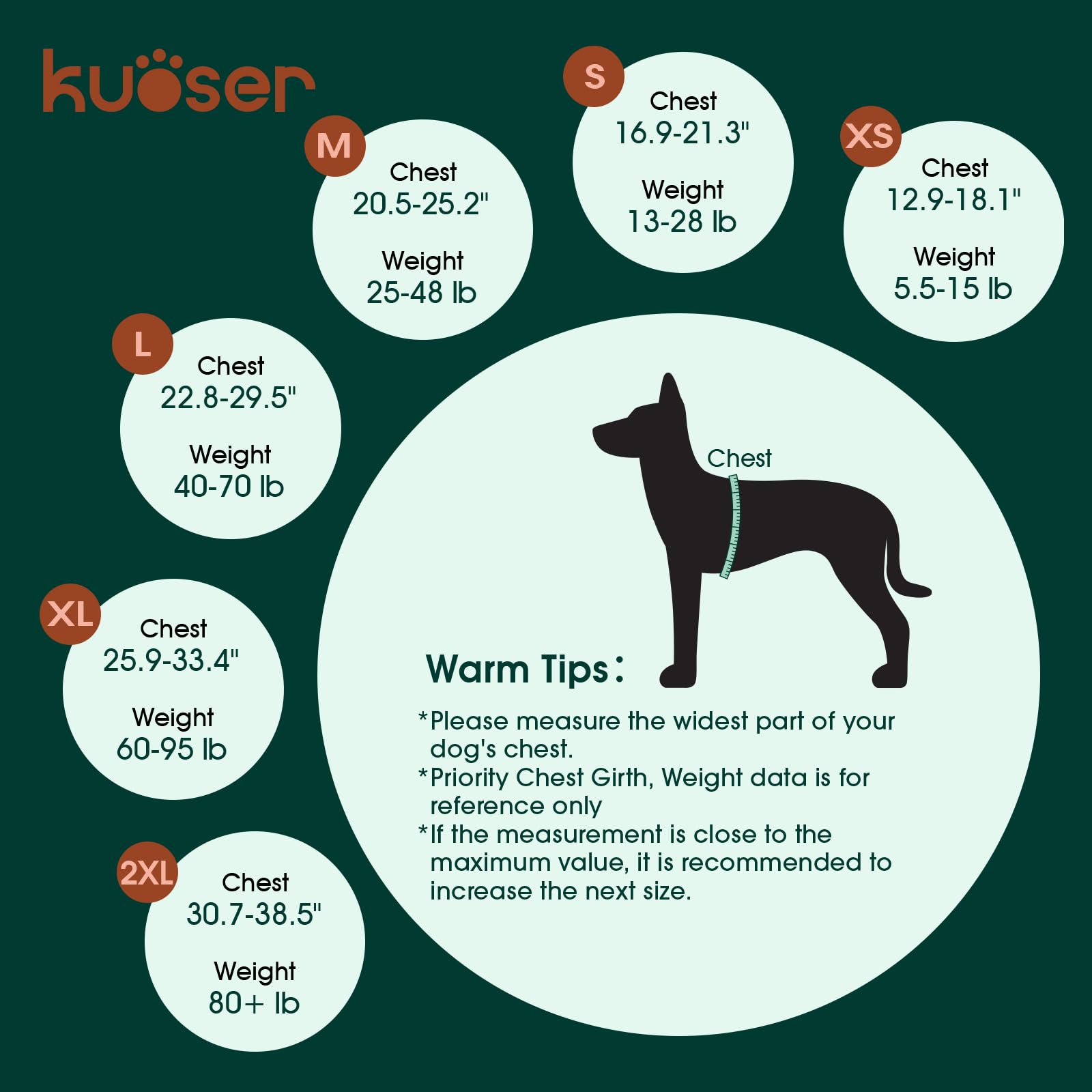 Kuoser life jacket detailing flotation material for buoyant support.