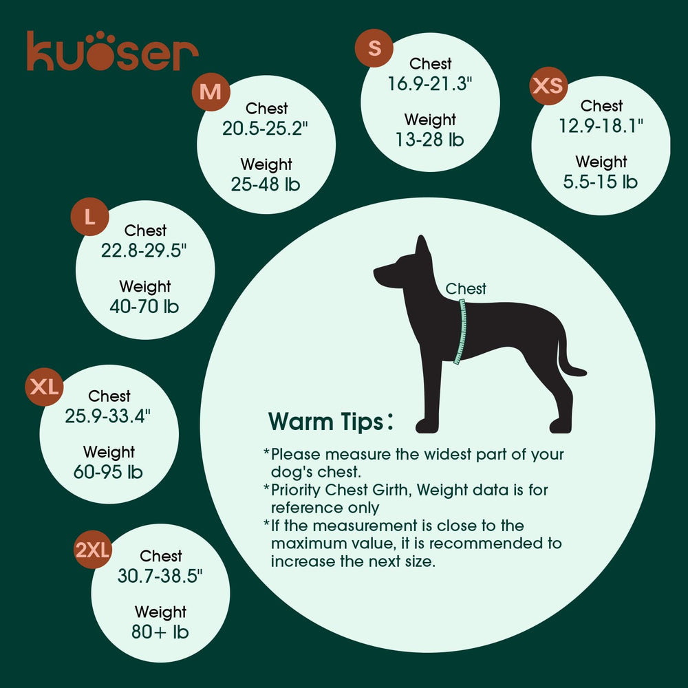 Kuoser rescue-handle feature on dog life jacket allows quick assistance
