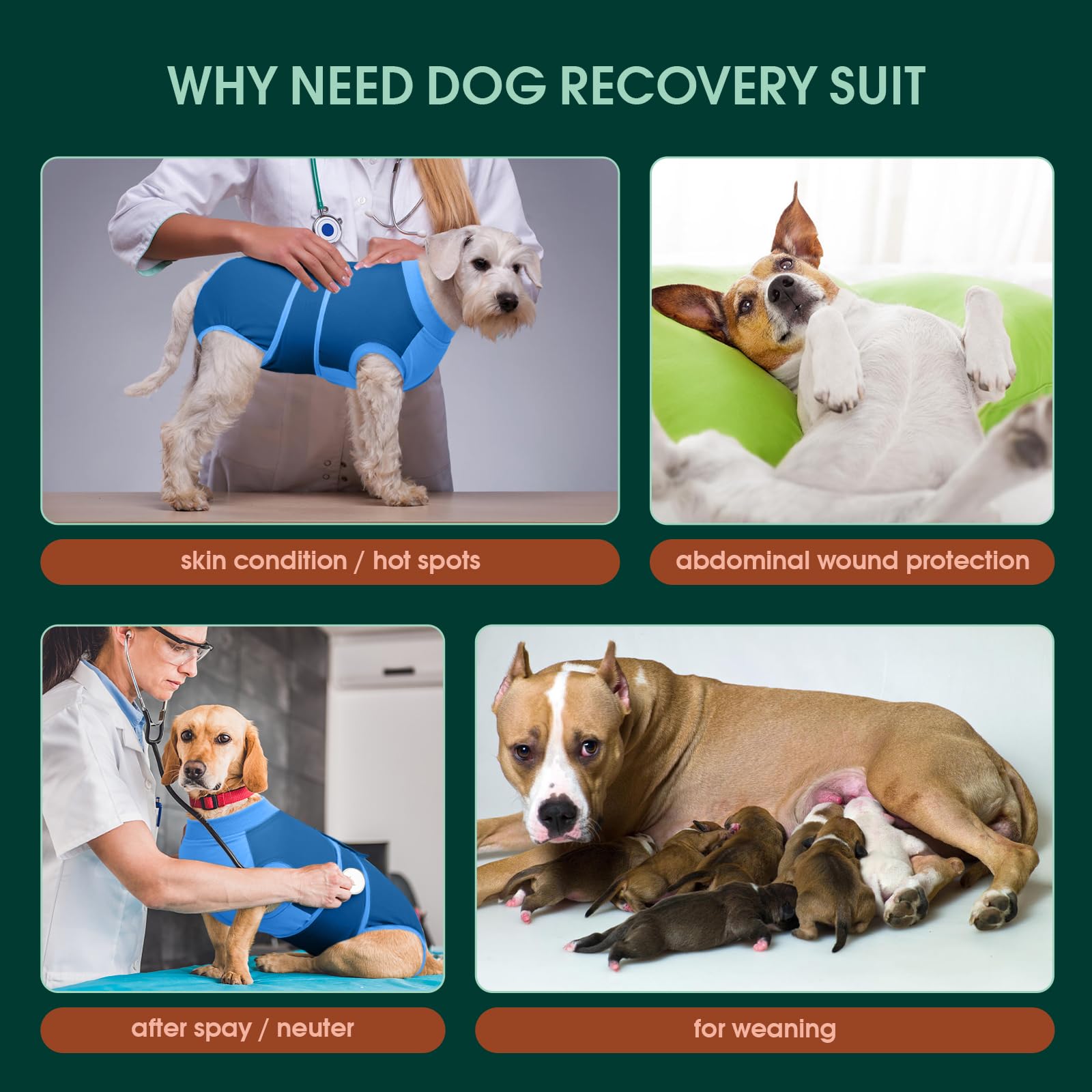 Kuoser recovery suit blue side fit shows natural movement.