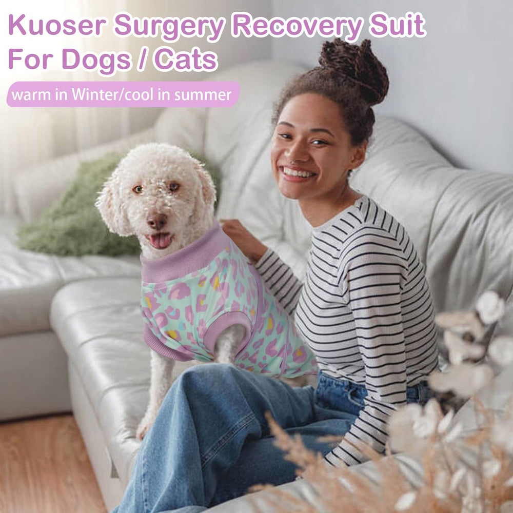 Kuoser durable dog recovery bodysuit for reliable daily wear