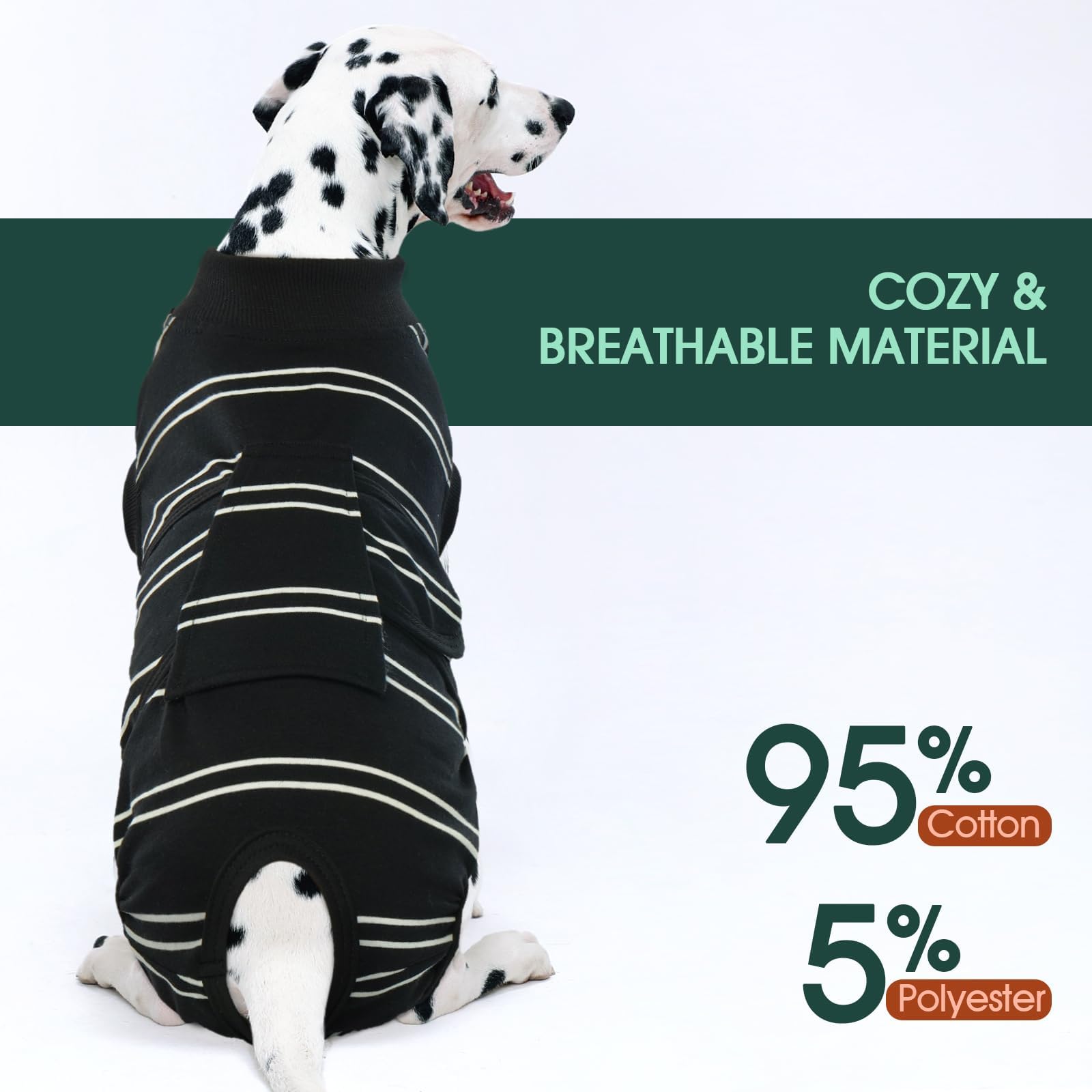 Kuoser black strips durable fit with soft material for all-day wear.