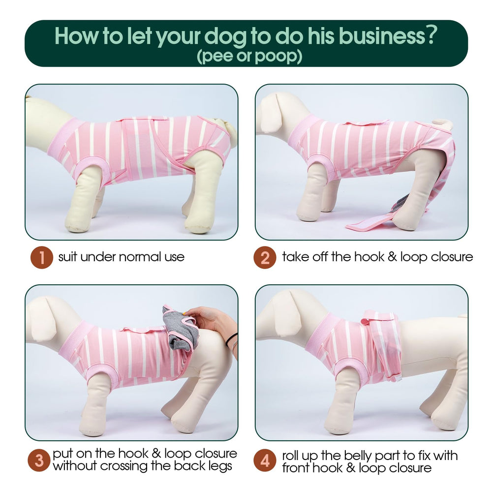 Kuoser surgical suit uses magic tape closure for easy on/off.