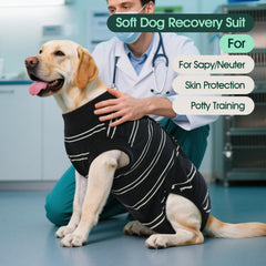 Kuoser orange roll-up design promotes easy bathroom breaks for post-surgery dogs.
