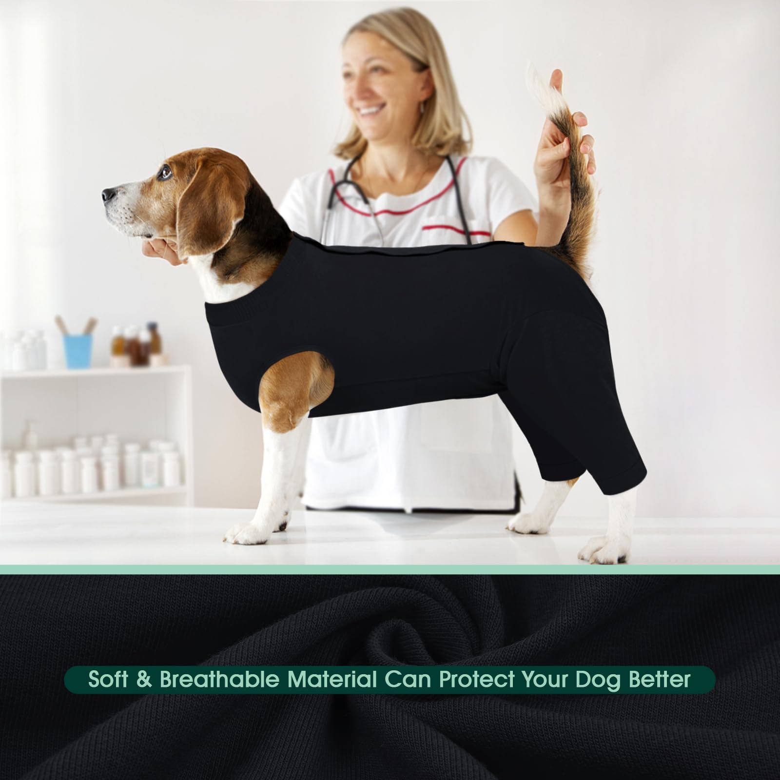 Kuoser spay neuter wear demonstrates versatility for sterilization and recovery.