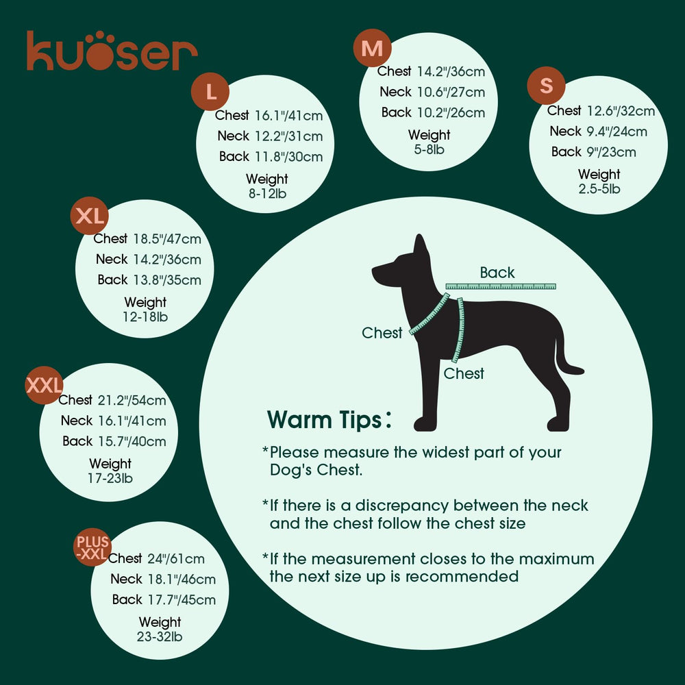Kuoser dog tuxedo with bow tie and easy on/off closure for quick dressing.
