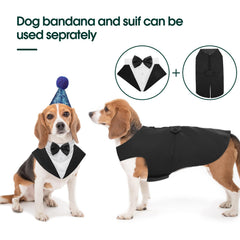 Easy-on, easy-off Kuoser tuxedo with hook-and-loop closures for quick dressing