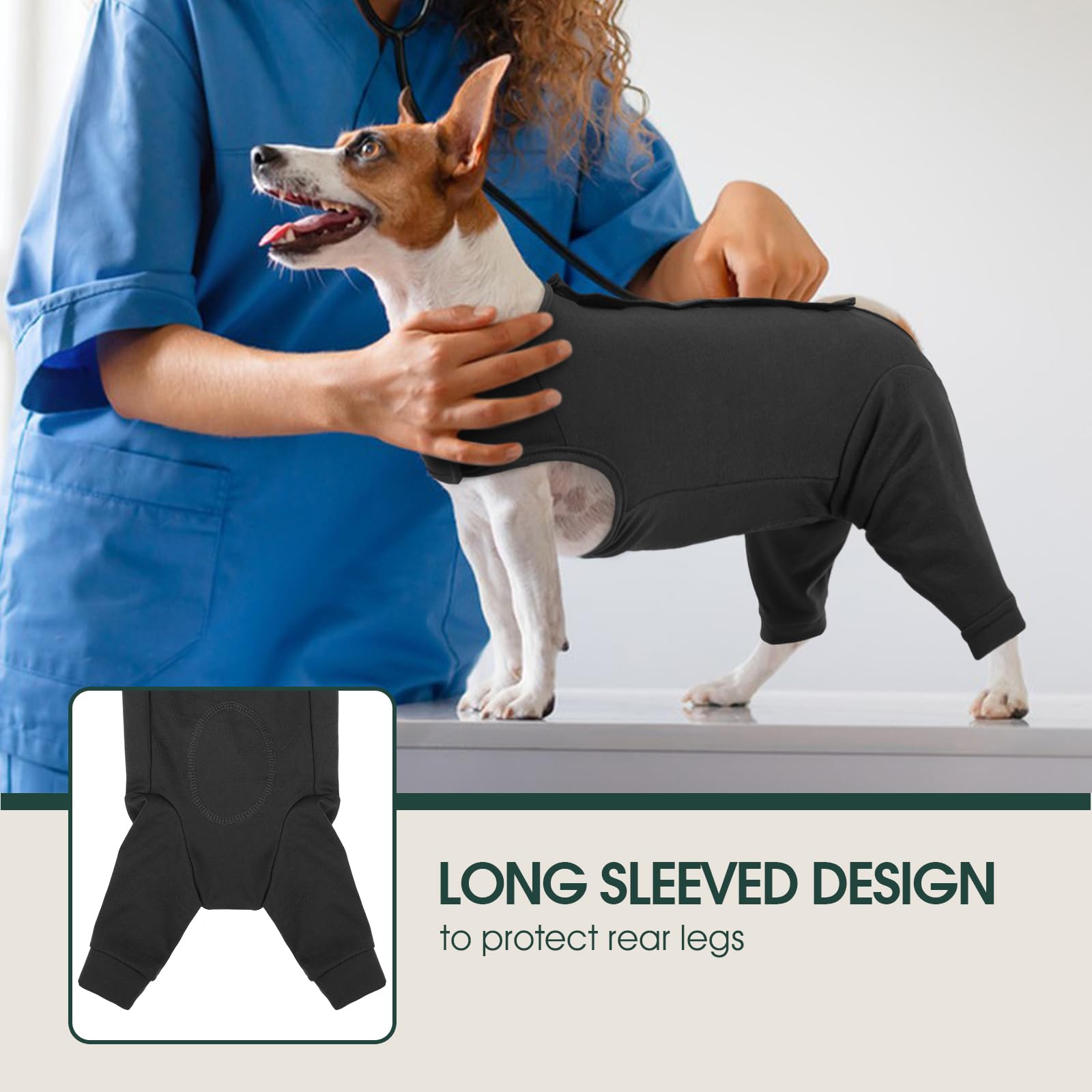 Kuoser easy on off closures at neck and back speed dressing and checks