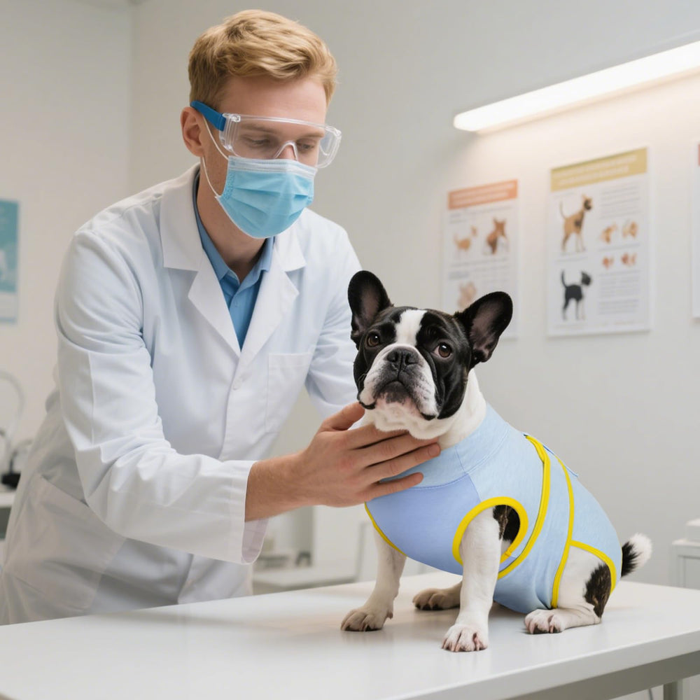 Kuoser machine-washable dog suit simplifies cleanup and quick recovery routines.