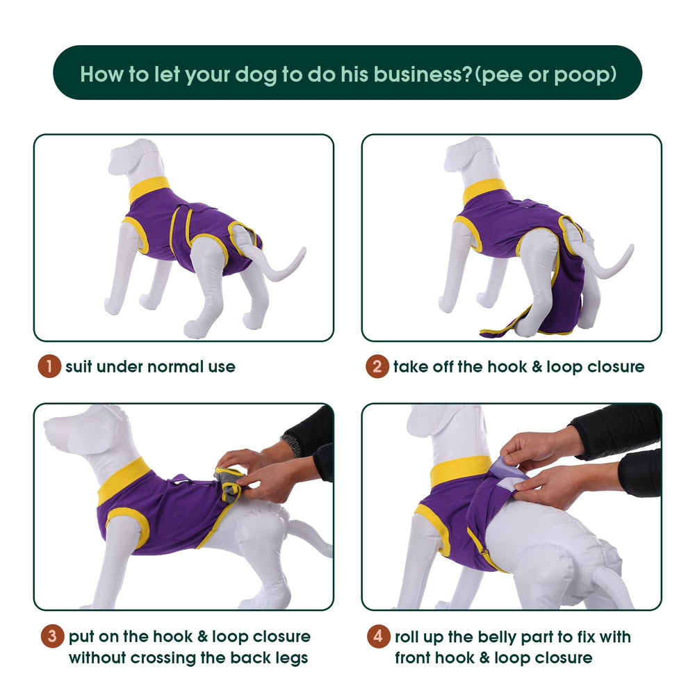 Kuoser Recovery Suit abdominal wound protection and easy mobility.